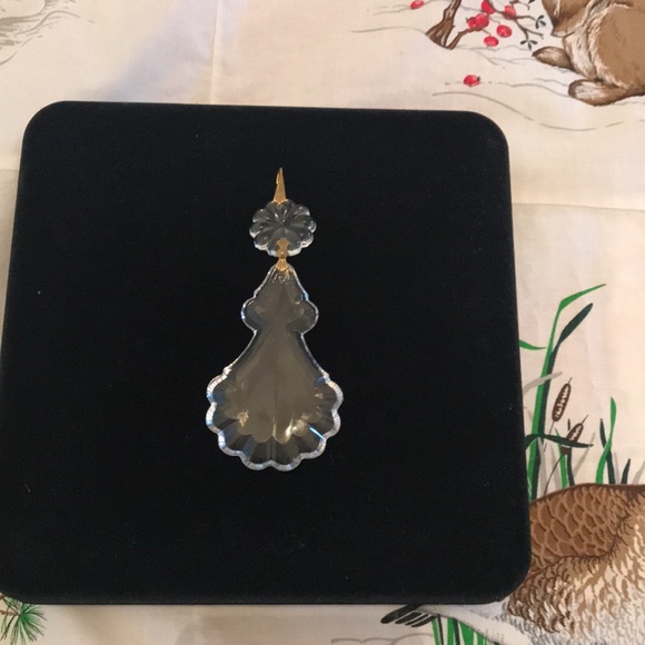 💎 Vintage Crystals Pendant - Floral gem top with brass pins - just gorgeous 💎 - Picture 7 of 9